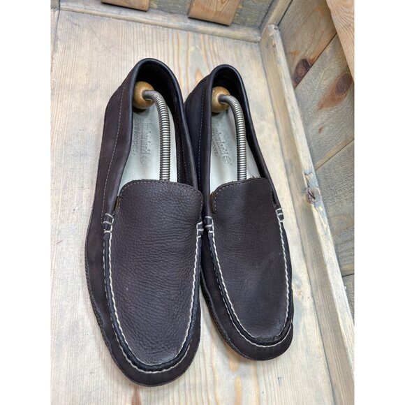Timberland Earthkeepers Mens Brown Leather Slip-On Loafers Size 10 - Picture 3 of 8